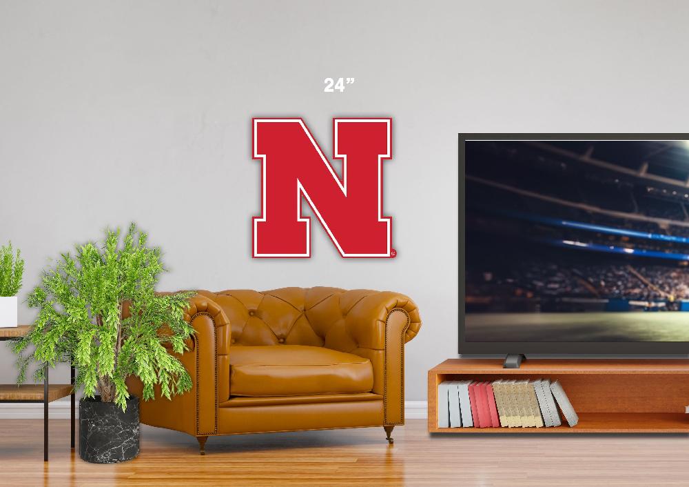 fan creations 24" NCAA University of Nebraska Logo Cutout