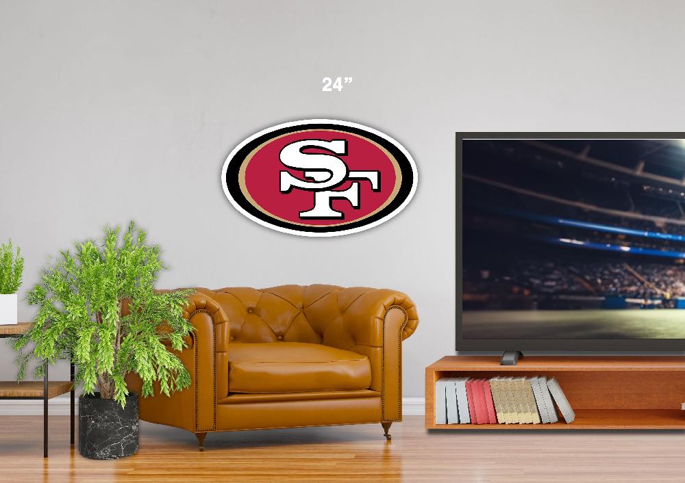fan creations 24" NFL San Francisco 49ers Logo Cutout