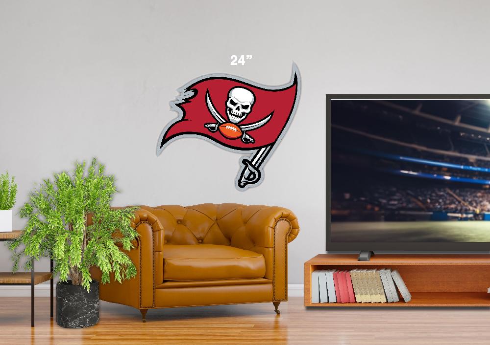 fan creations 24" NFL Tampa Bay Buccaneers Logo Cutout