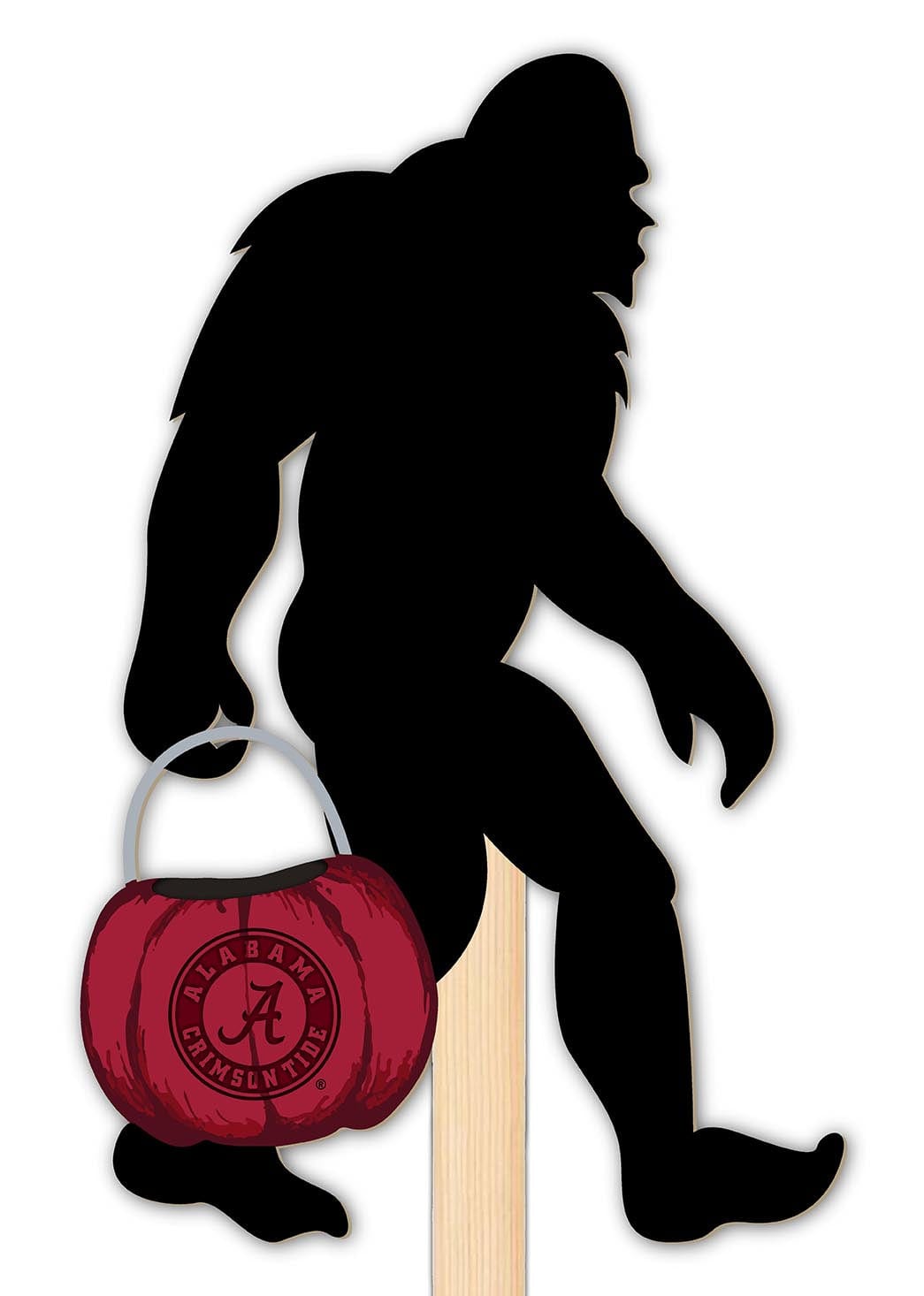 fan creations Alabama Big Foot Halloween Yard Stake