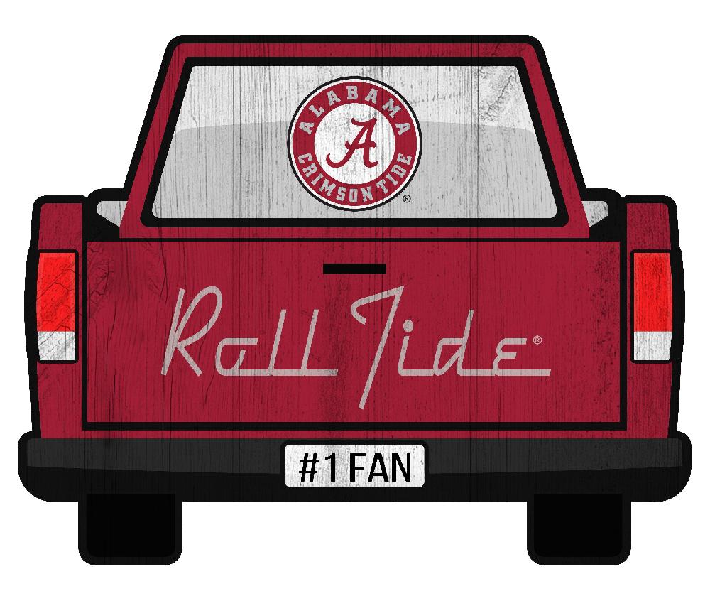 fan creations Alabama Slogan Truck Back Vintage 12in