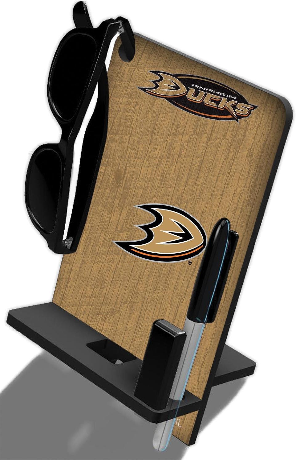 fan creations Anaheim Ducks 4 In 1 Desktop Phone Stand