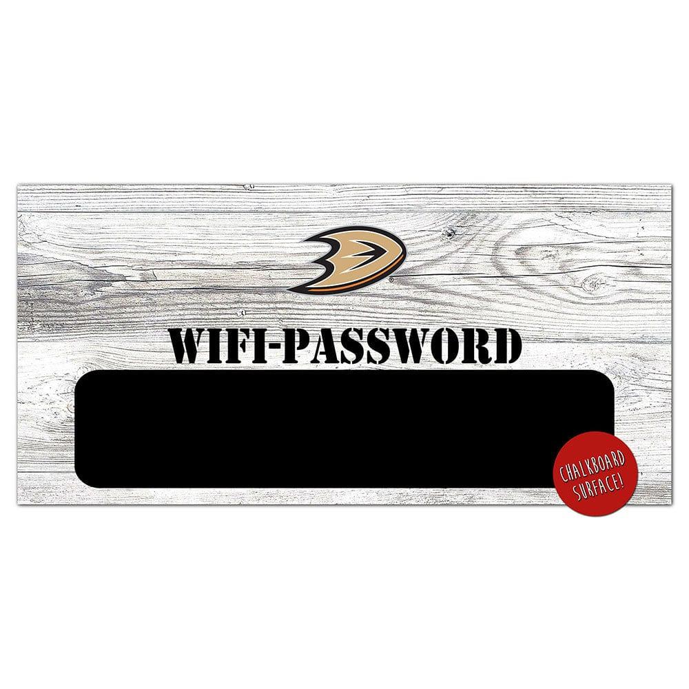 fan creations Anaheim Ducks Wifi Password 6x12 Sign