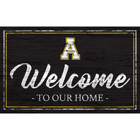 fan creations Appalachian State Team Color Welcome 11x19 Sign