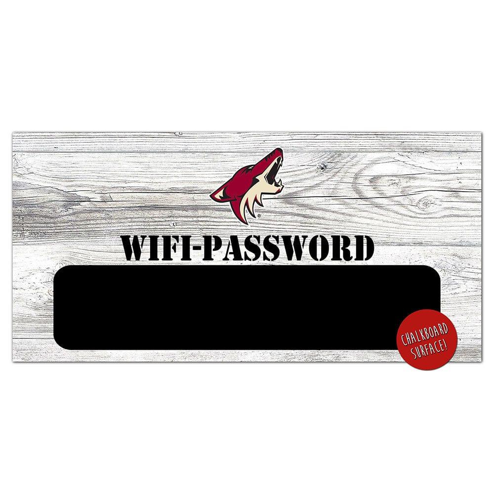 fan creations Arizona Coyotes Wifi Password 6x12 Sign