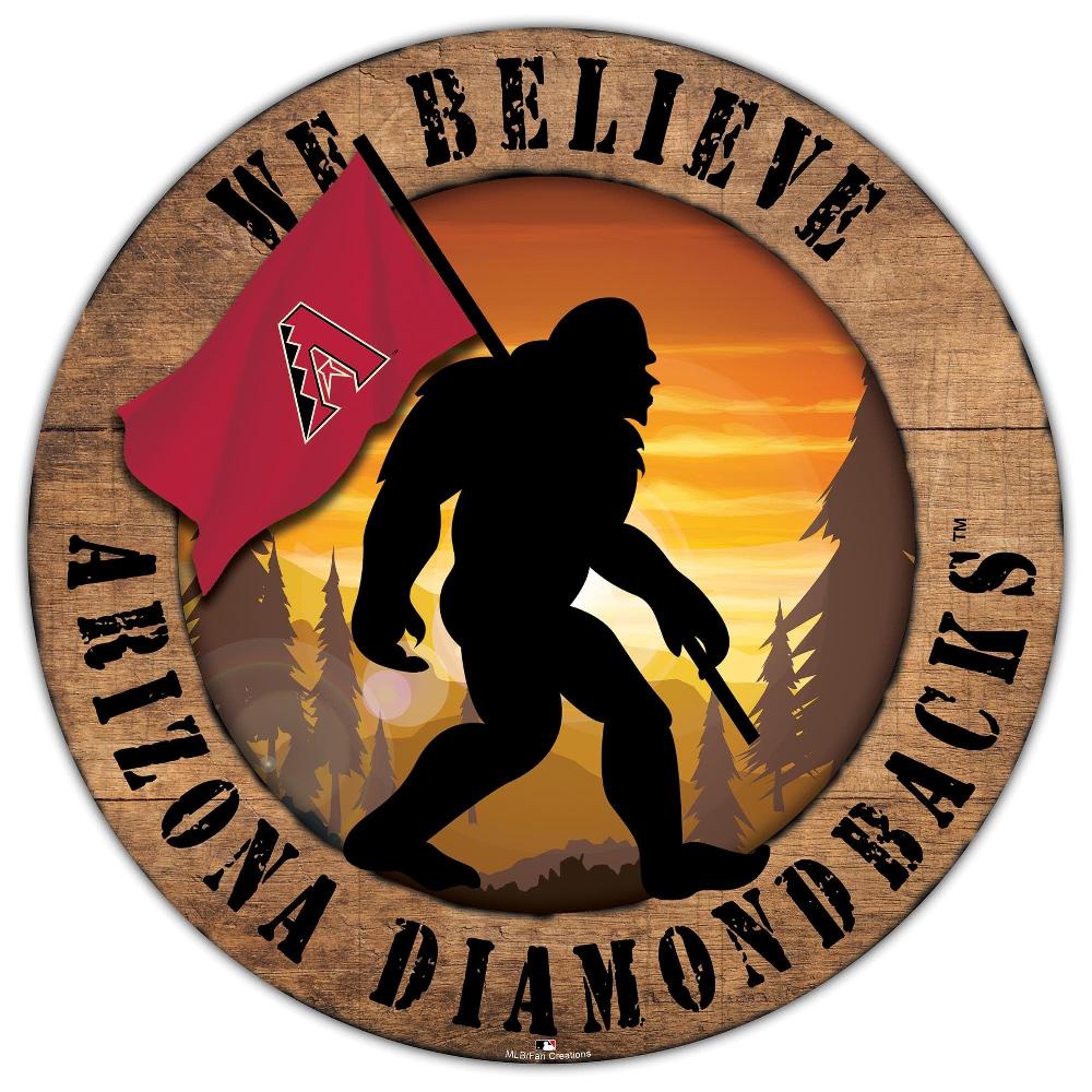 fan creations Arizona Diamondbacks Bigfoot 12in Circle