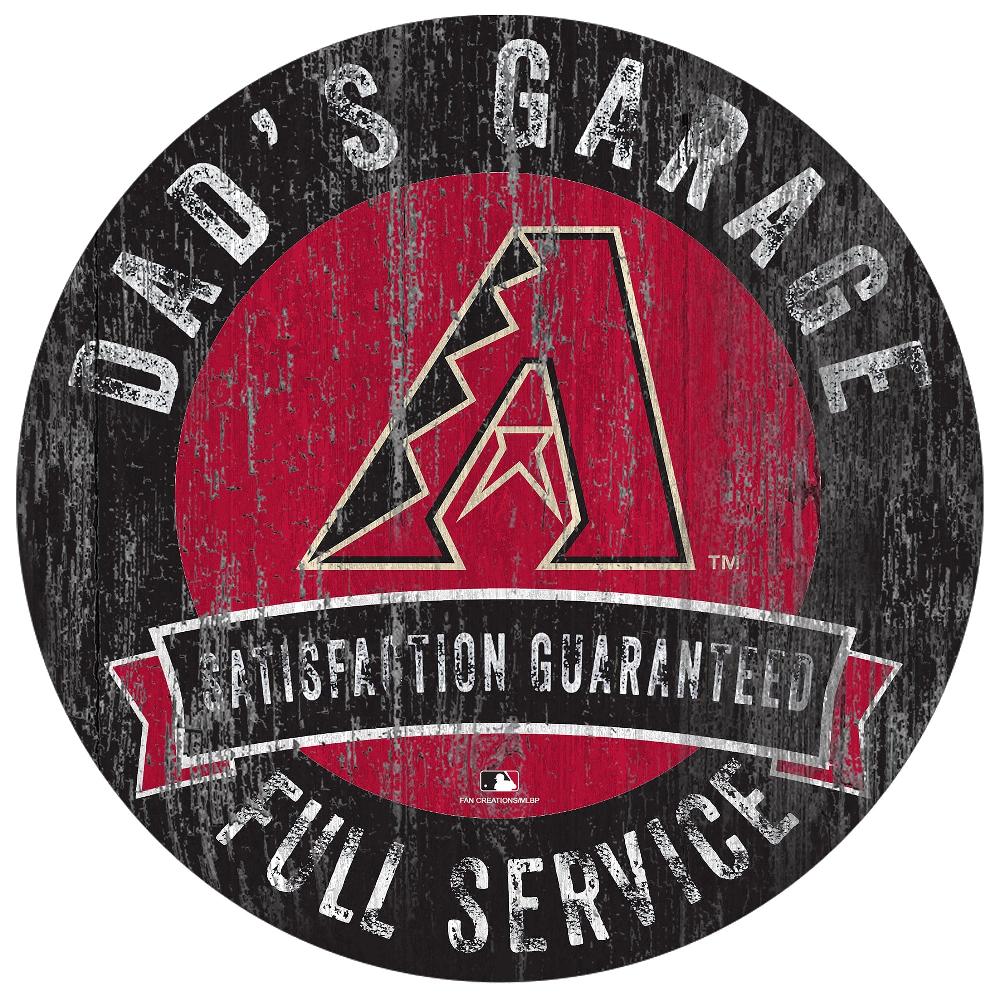 fan creations Arizona Diamondbacks Dad's Garage Sign
