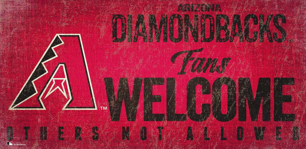 fan creations Arizona Diamondbacks Fans Welcome Sign