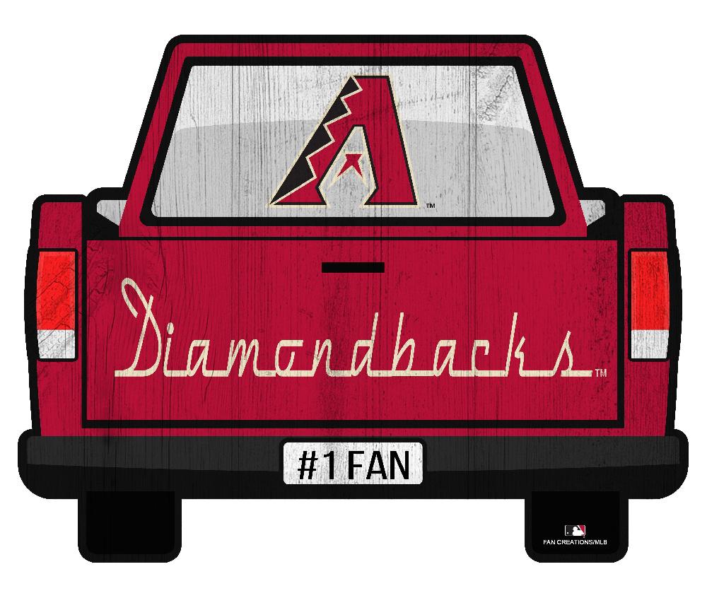 fan creations Arizona Diamondbacks Slogan Truck Back Vintage 12in