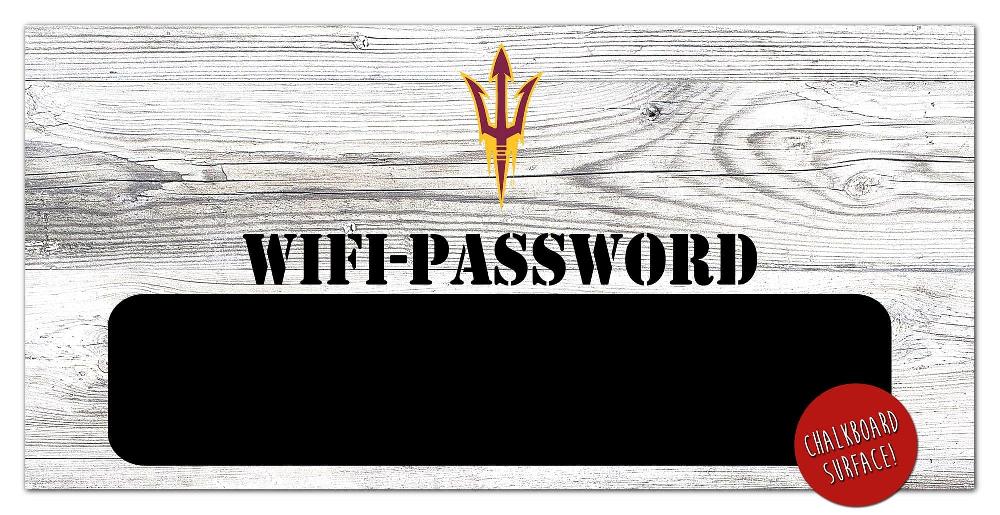 fan creations Arizona State Wifi Password 6x12 Sign