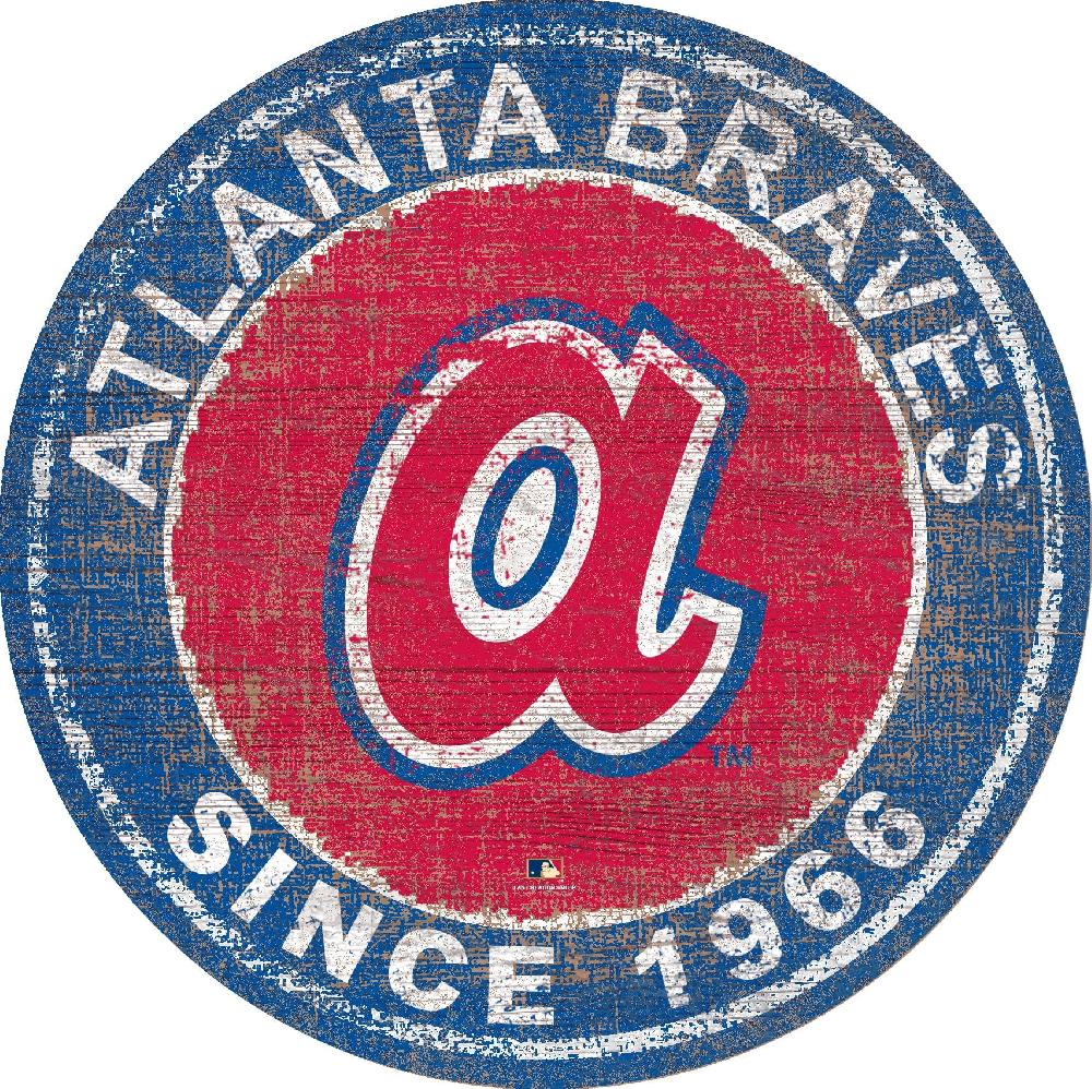 fan creations Atlanta Braves Heritage Logo 24" Circle