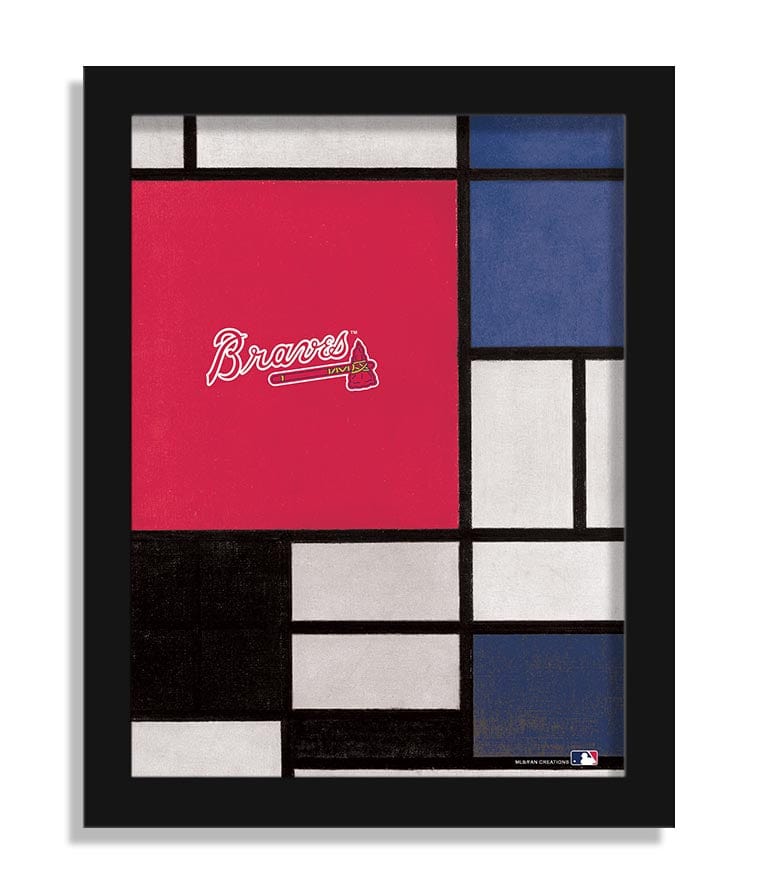 fan creations Atlanta Braves Team Composition 12x16 (fine art)