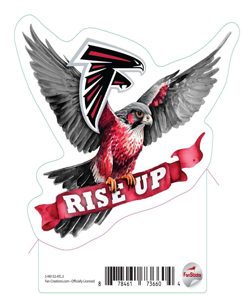 fan creations Atlanta Falcons 3in Decal "Atlanta Falcons"
