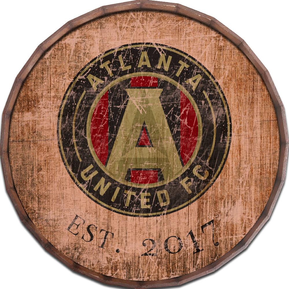 fan creations Atlanta United 24in Established Date Barrel Top