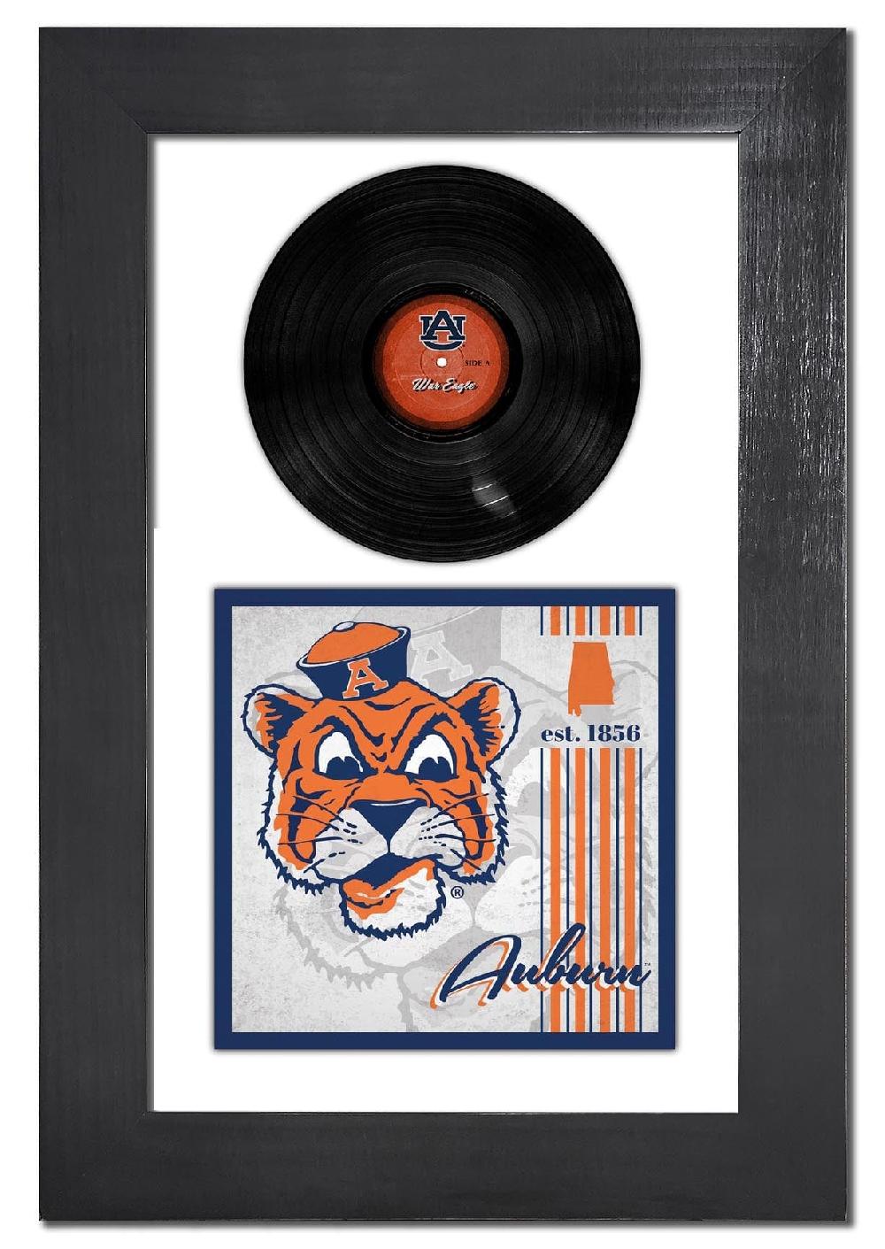 fan creations Auburn 3 Piece Classic Album & Vinyl In Frame