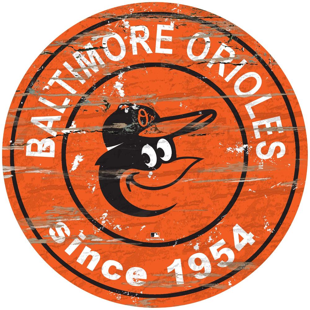 fan creations Baltimore Orioles Distressed 24" Circle