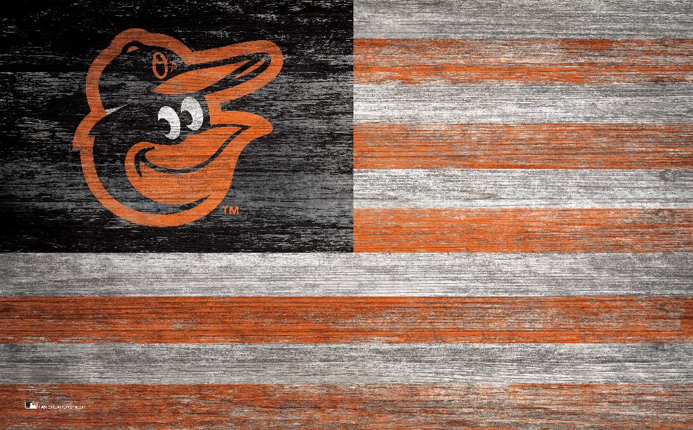 fan creations Baltimore Orioles Distressed Flag 11x19