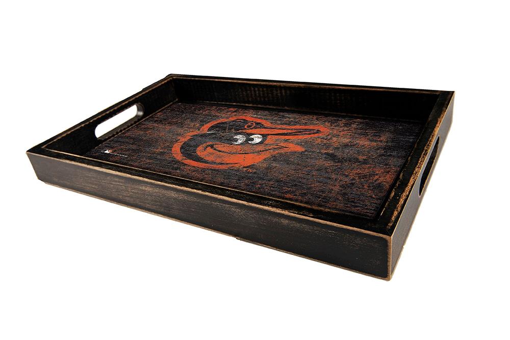 fan creations Baltimore Orioles Distressed Team Tray With Team Colors