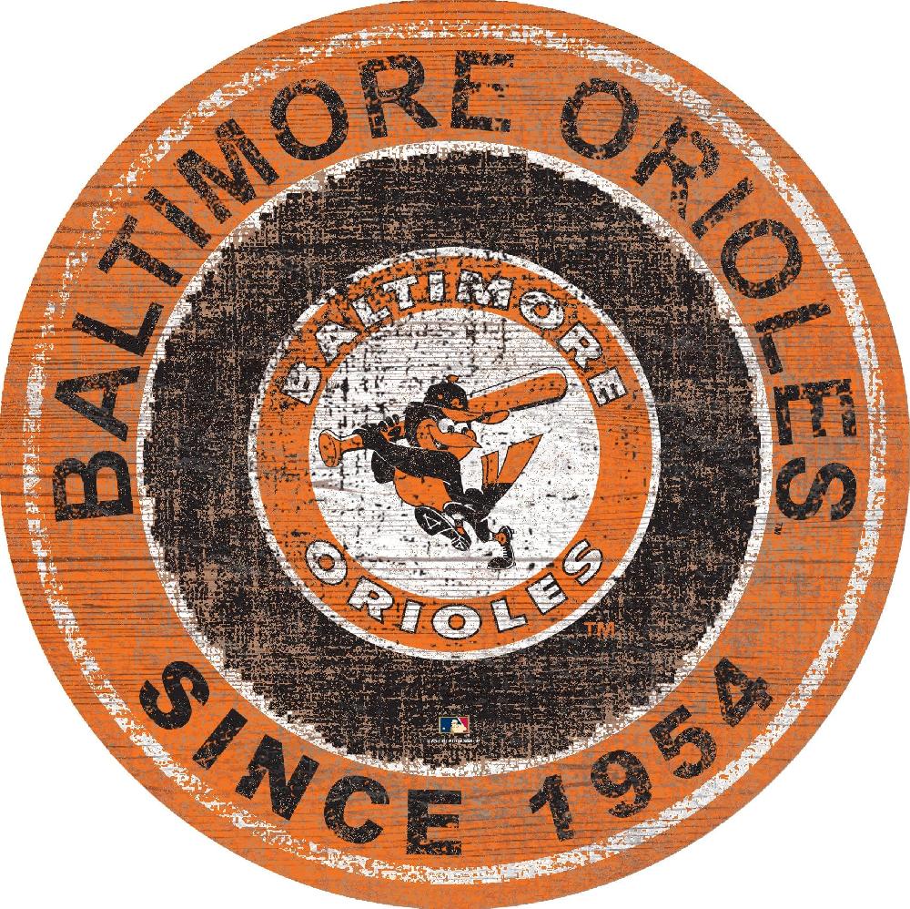 fan creations Baltimore Orioles Heritage Logo 24" Circle