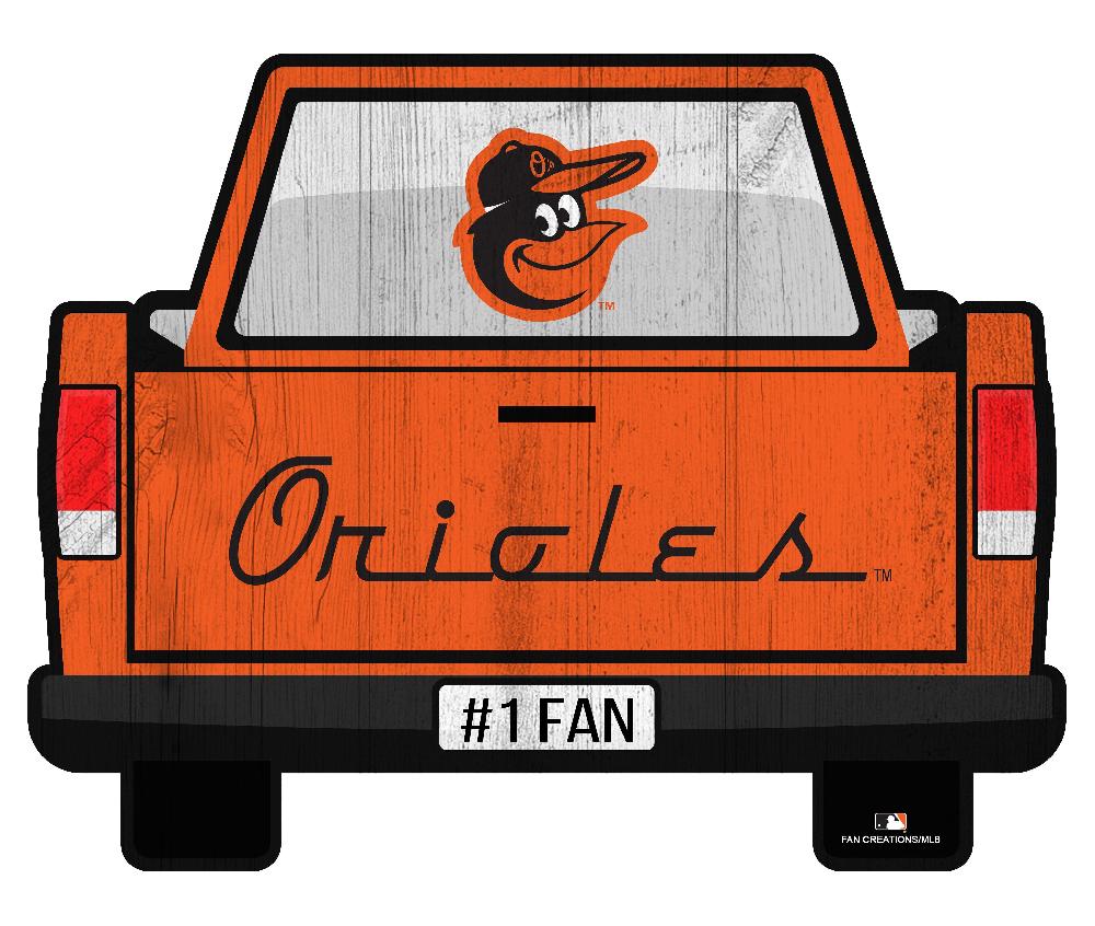 fan creations Baltimore Orioles Slogan Truck Back Vintage 12in
