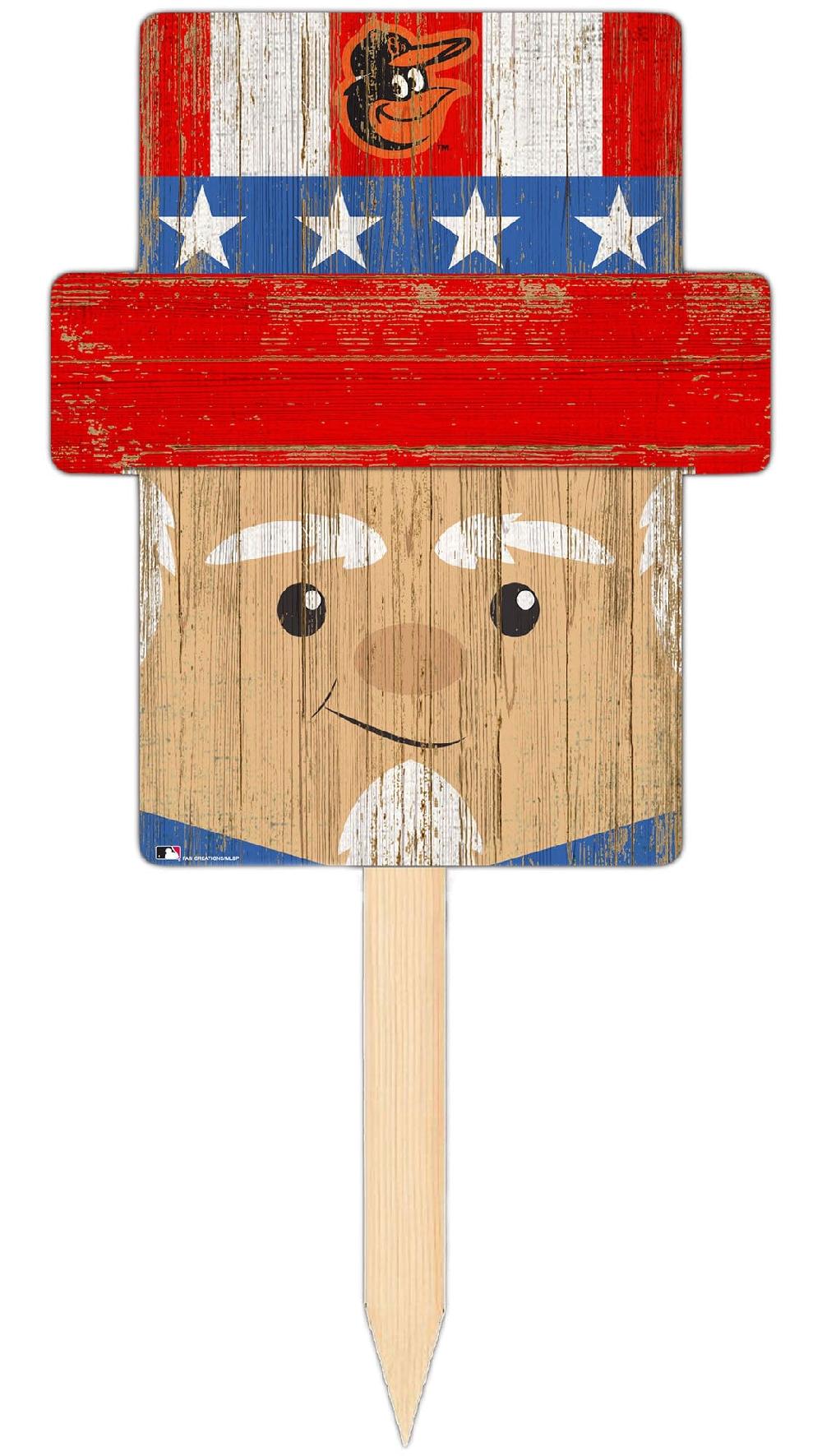 fan creations Baltimore Orioles Uncle Sam Head Yard