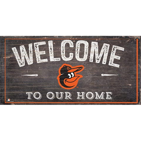 fan creations Baltimore Orioles Welcome Distressed Sign