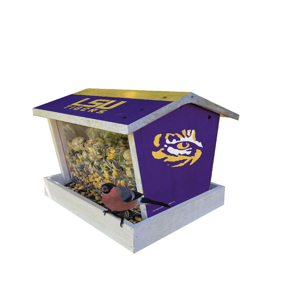 fan creations Bird Feeder for Sports Fans - Assembled - Louisiana State University