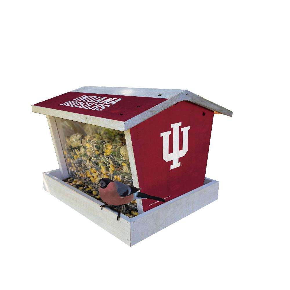 fan creations Bird Feeder for Sports Fans - Assembled - University of Indiana