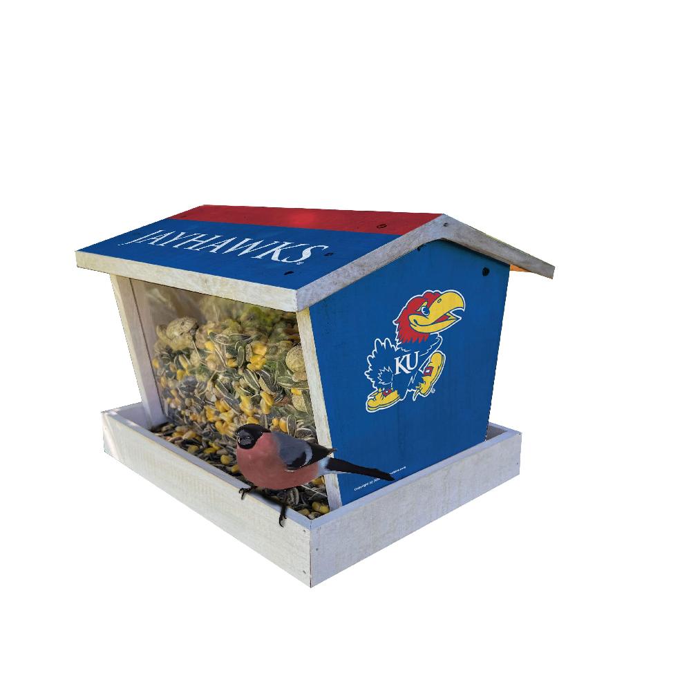 fan creations Bird Feeder for Sports Fans - Assembled - University of Kansas