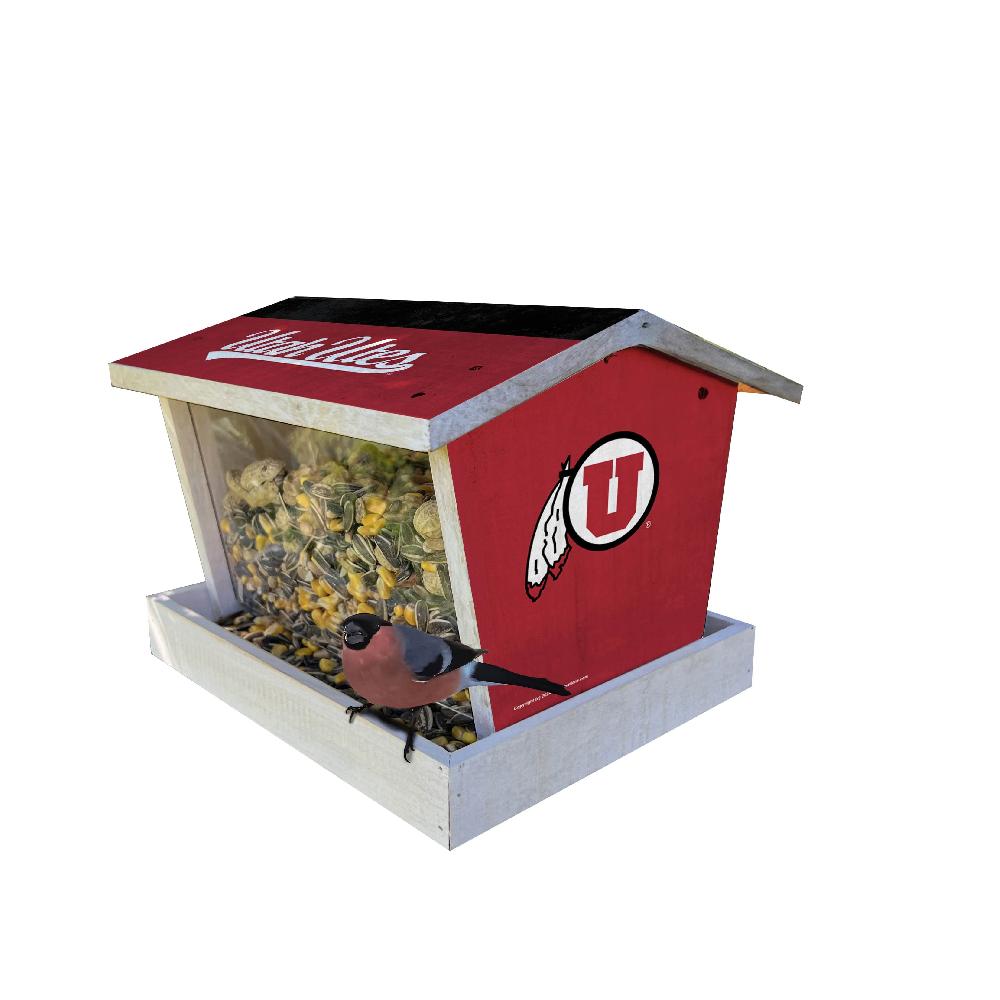 fan creations Bird Feeder for Sports Fans - Assembled - University of Utah
