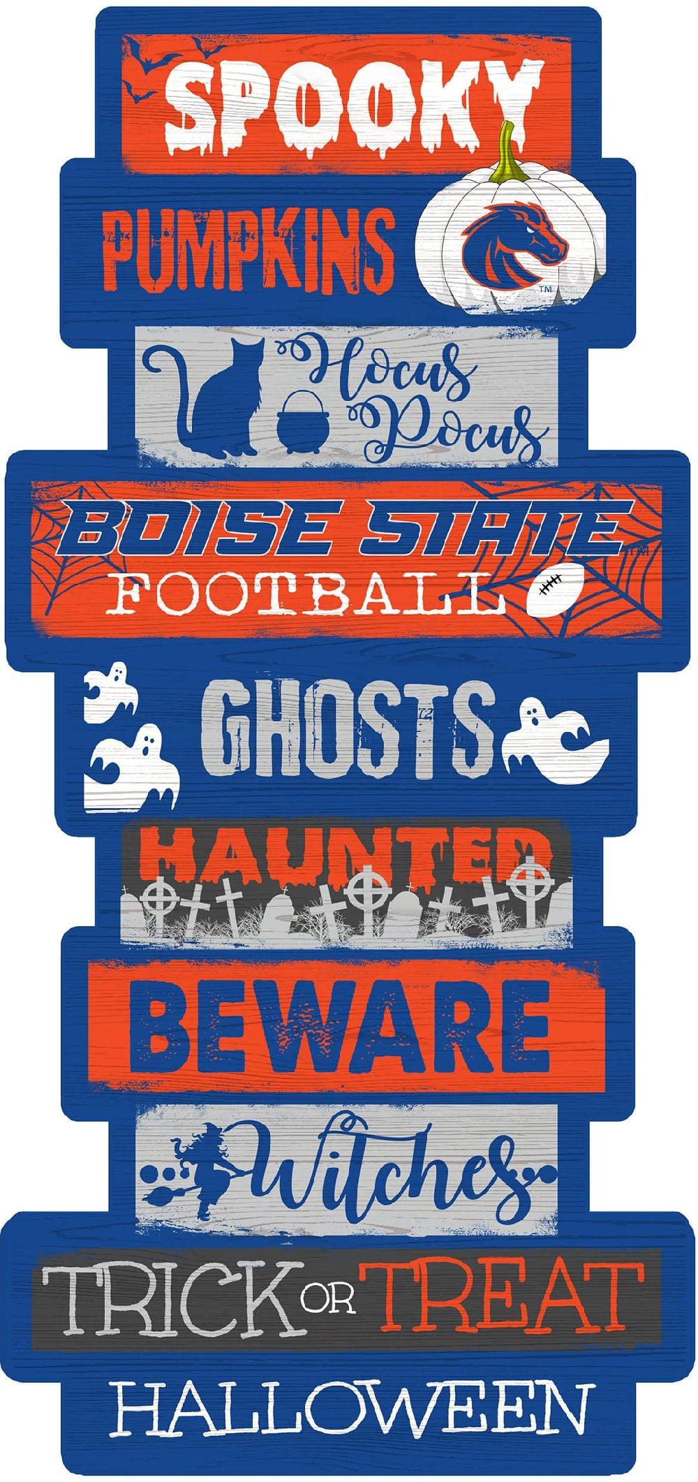 fan creations Boise State Halloween Celebration Stack 24" Sign