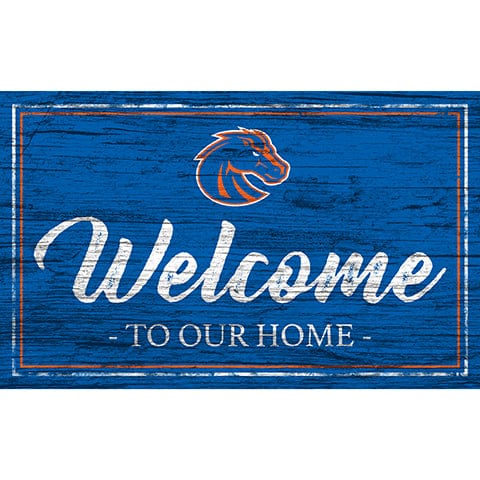 fan creations Boise State Team Color Welcome 11x19 Sign