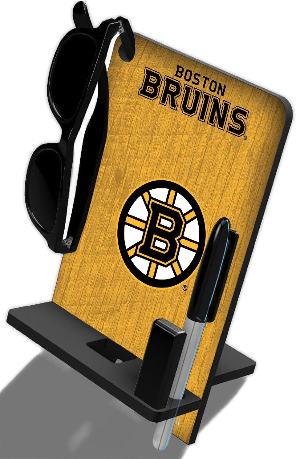 fan creations Boston Bruins 4 In 1 Desktop Phone Stand
