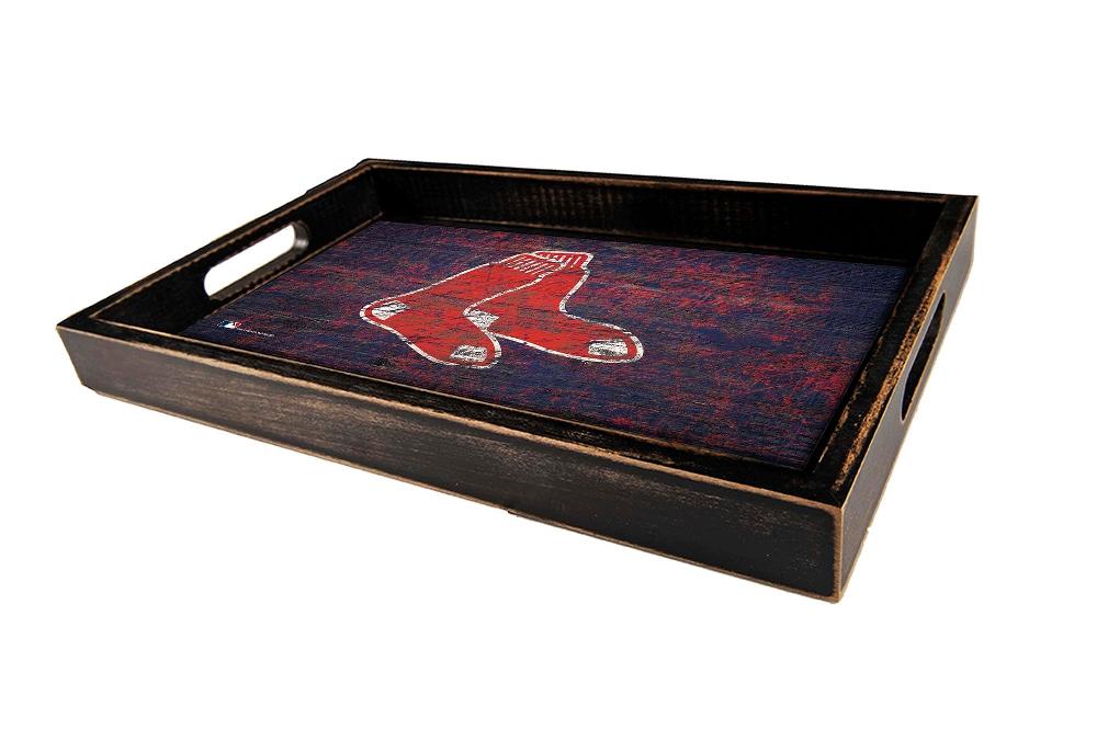fan creations Boston Red Sox Distressed Team Tray With Team Colors