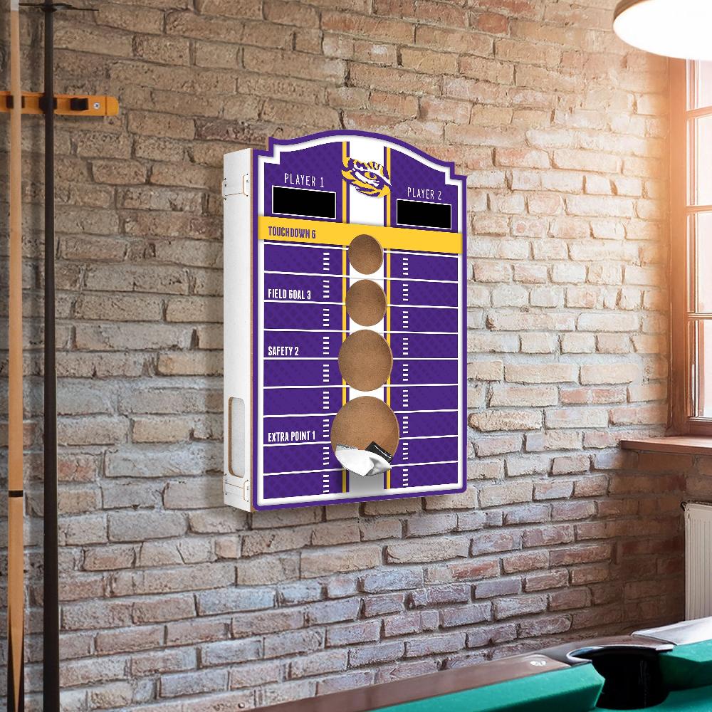 fan creations Brightline NCAA LSU Wall Bean Bag Toss