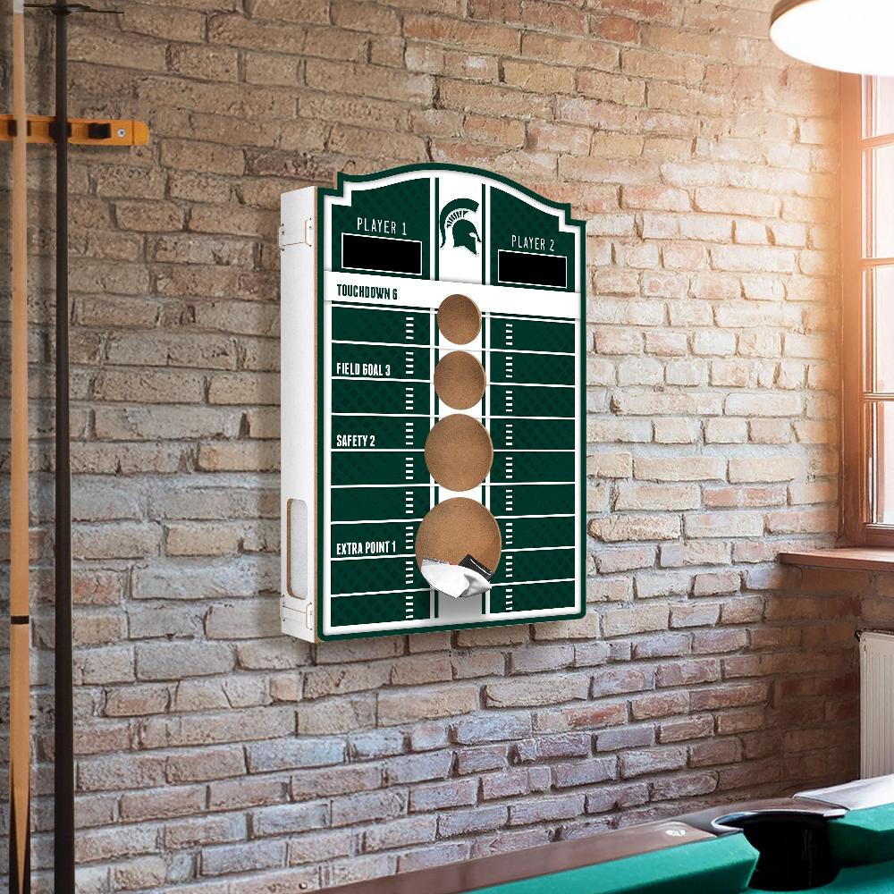 fan creations Brightline NCAA Michigan State University Wall Bean Bag Toss