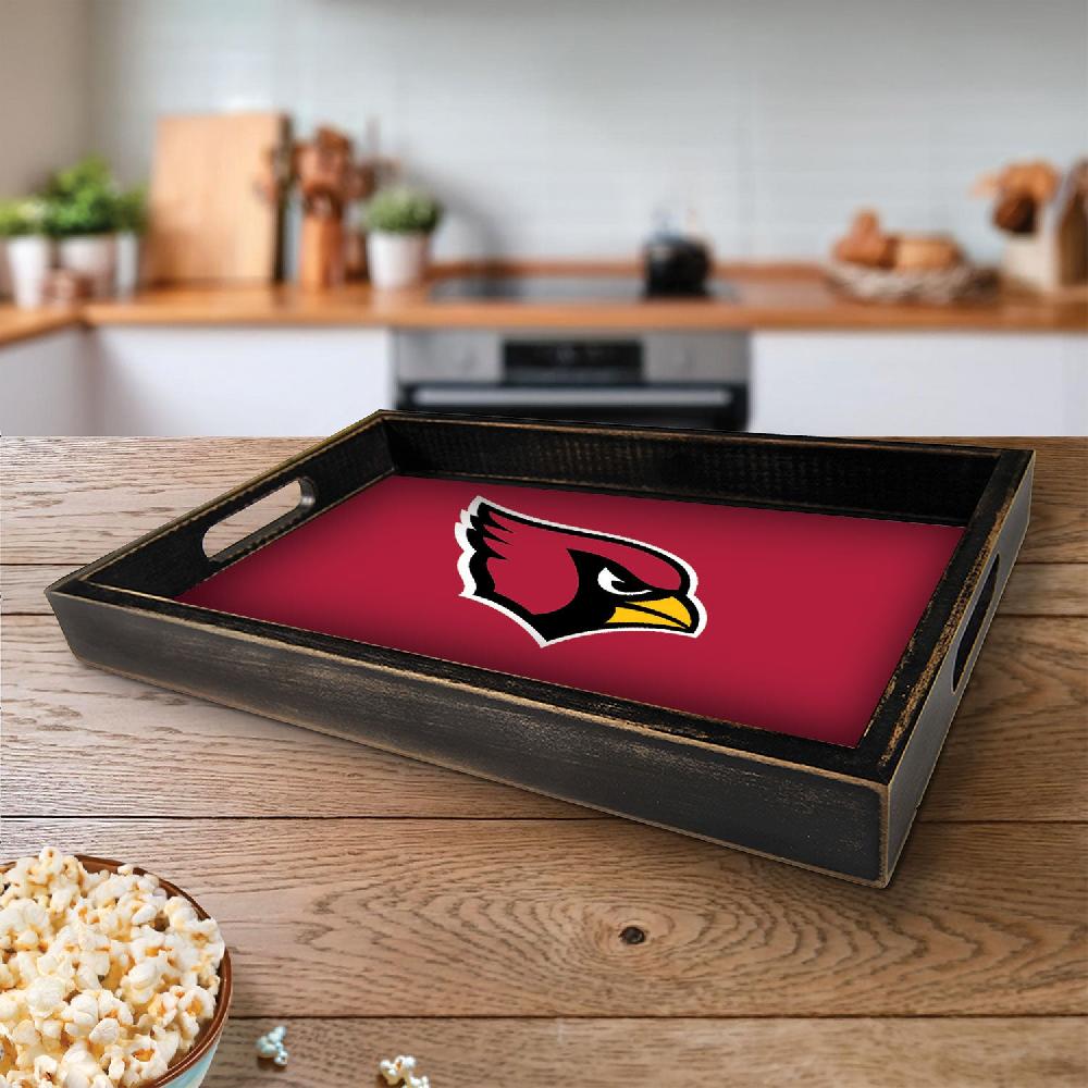 fan creations Brightline NFL Arizona Cardinals Logo Serving Tray