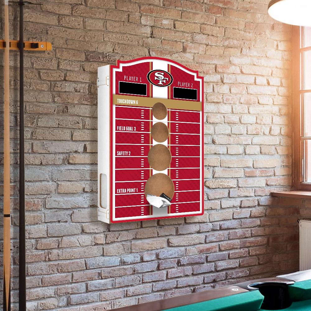 Fan Creations Brightline NFL San Francisco 49ers Wall Bean Bag Toss