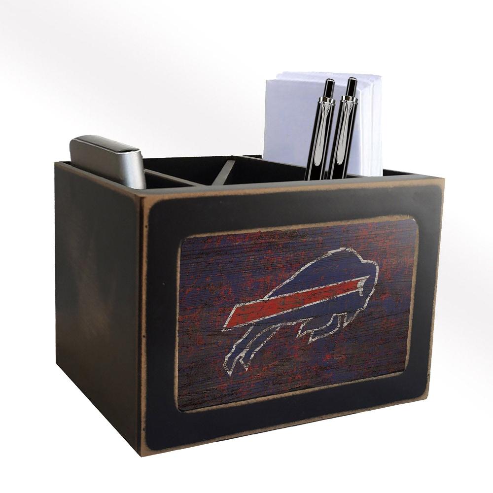 fan creations Buffalo Bills Distressed Desktop Organizer With Team Color