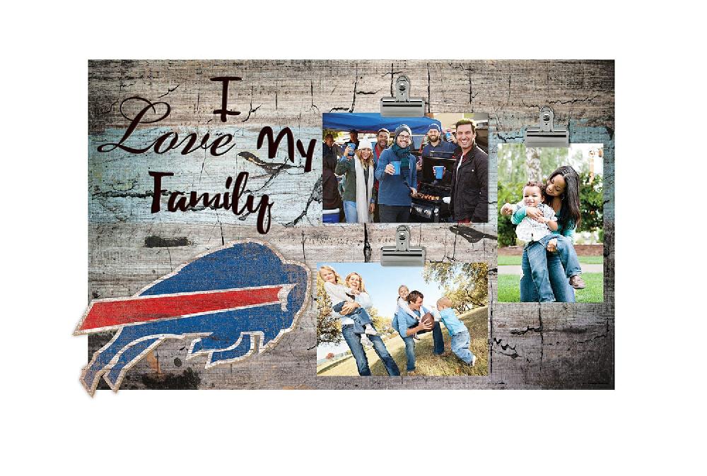 Fan Creations Buffalo Bills I Love My Family 11x19 Clip Frame