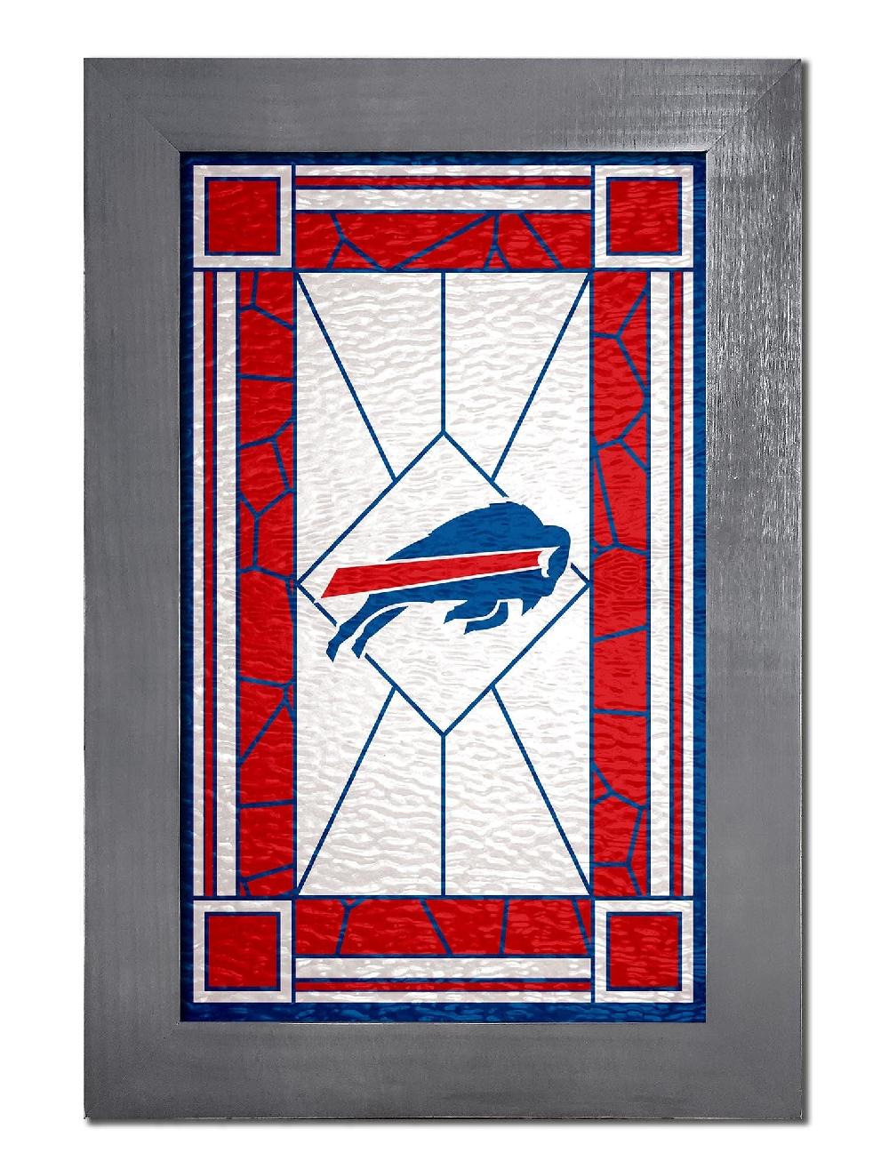 fan creations Buffalo Bills Stained Glass 11x19 Frame