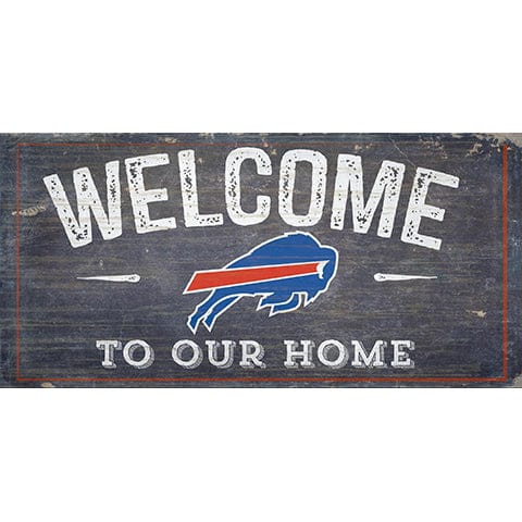 Fan Creations Buffalo Bills Welcome Distressed 6 X 12