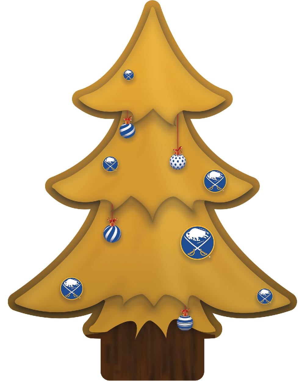 fan creations Buffalo Sabres Team Color Desktop Tree 12in