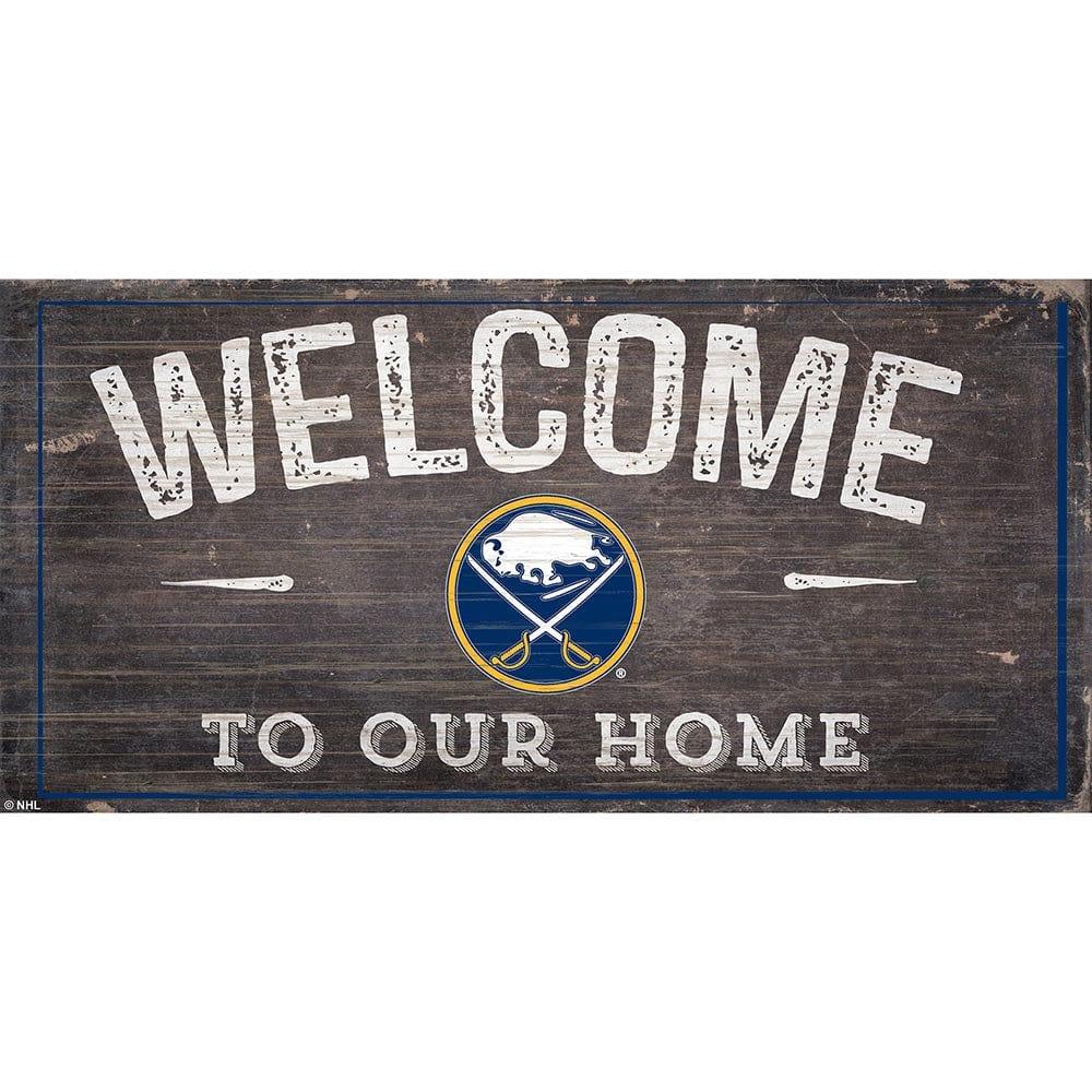 fan creations Buffalo Sabres Welcome Distressed 6x12