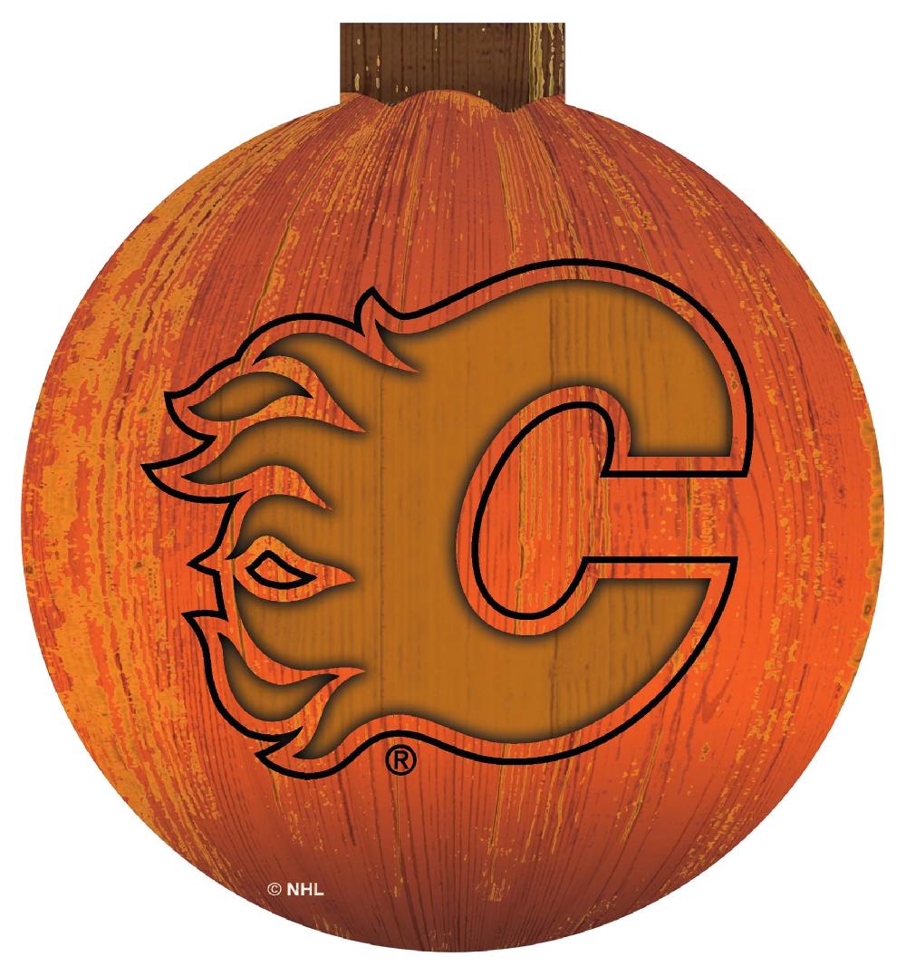 fan creations Calgary Flames Halloween Wall Art 12in