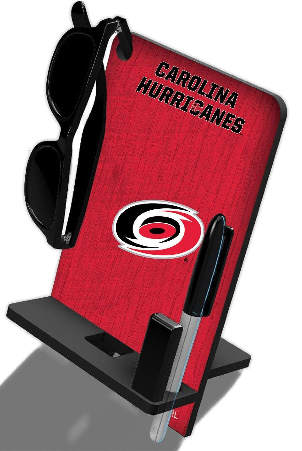 fan creations Carolina Hurricanes 4 In 1 Desktop Phone Stand