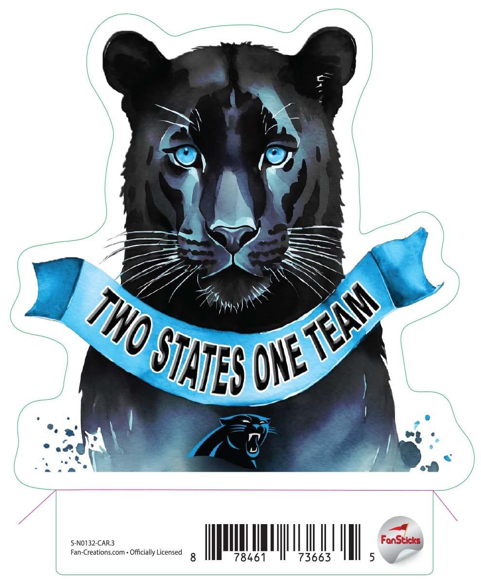 fan creations Carolina Panthers 3in Decal "Carolina Panthers"