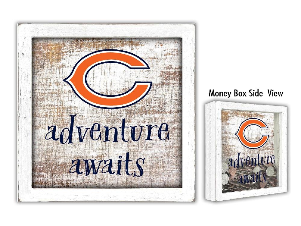 fan creations Chicago Bears Adventure Awaits Money Box