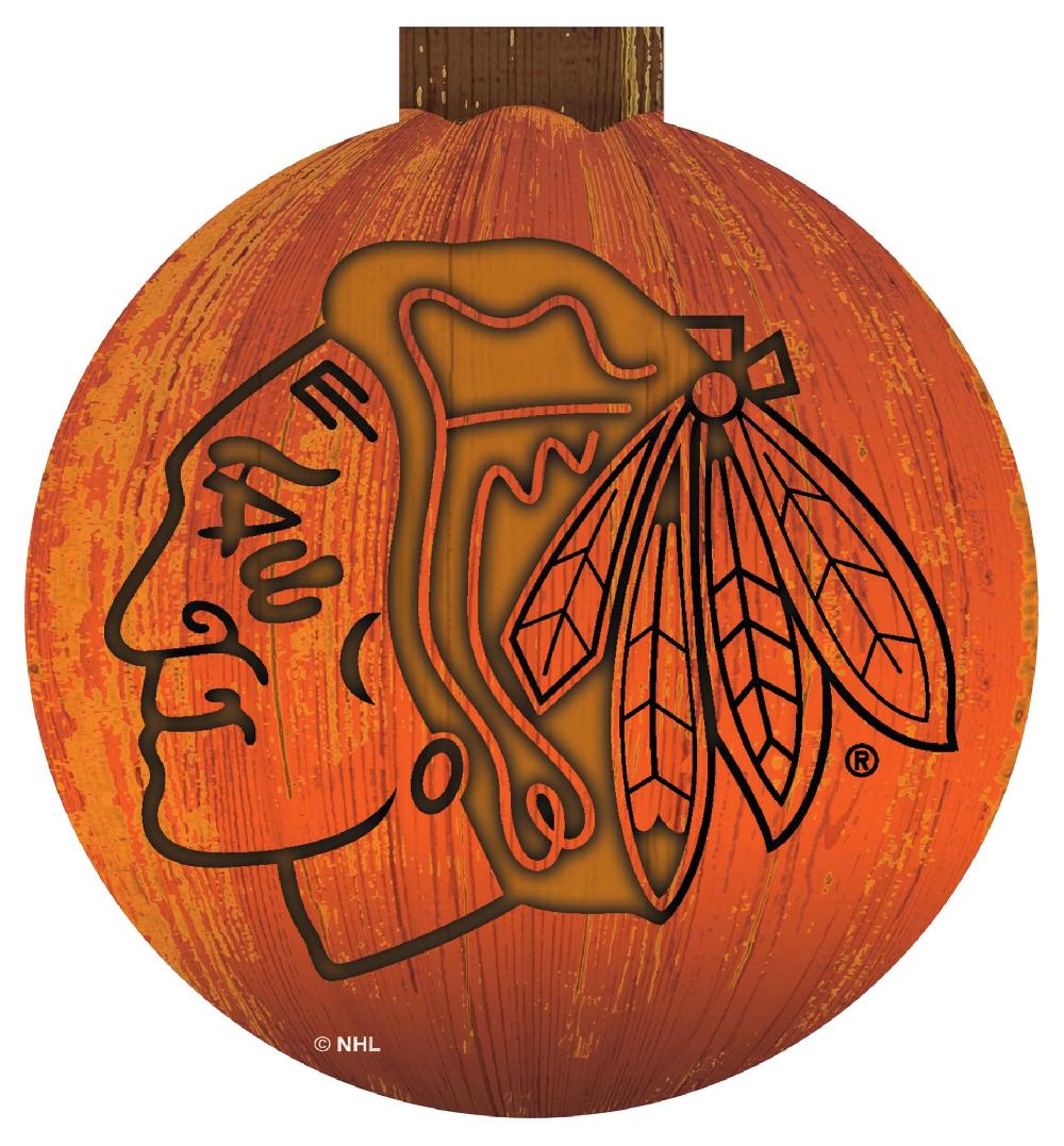 fan creations Chicago Blackhawks Halloween Wall Art 12in