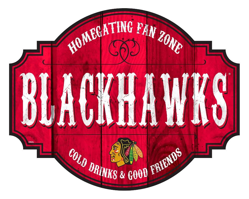 fan creations Chicago Blackhawks Homegating Tavern 24in Sign